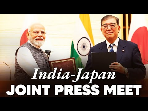 PM Modi and Japanese PM Shigeru Ishiba attend the joint press meet