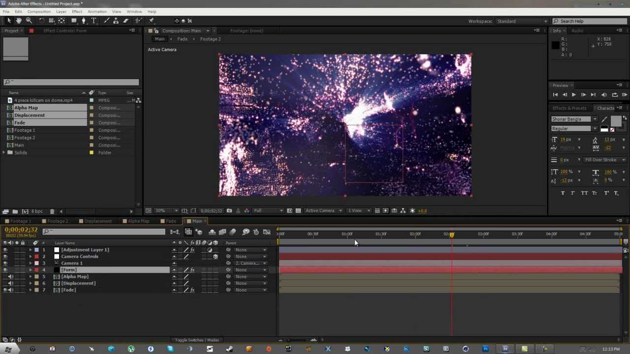 Adobe After Effects Tutorial #1 - Trapcode Particle Transition [Advanced Tutorial]