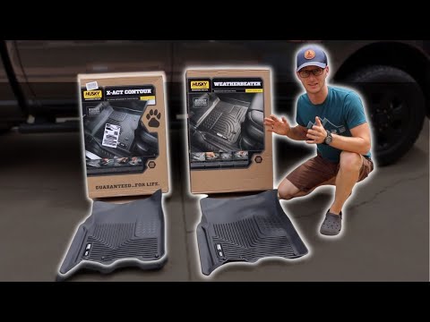 Husky WeatherBeater VS X-Act Contour All-Weather Floor Mat Comparison