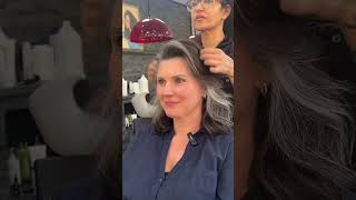 Wie krass wunderschön ist die Maria mit diesen neuen Look!!#greyhair #hair #hairstyle