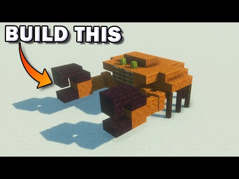 AdieCraft - Minecraft Giant Crab Tutorial - Build a Giant Crab - Aquatic Build Hacks - Underwater Builds