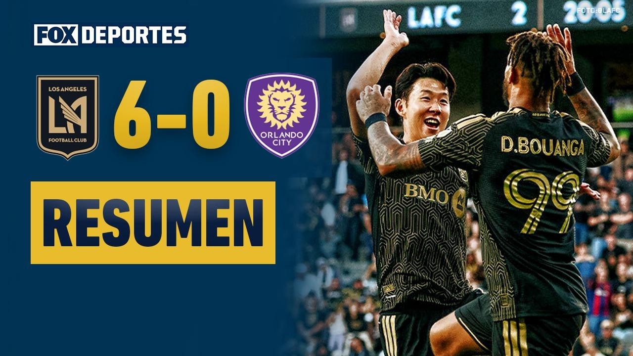 LAFC 6-0 ORLANDO CITY | 4 asistencias de Son Heung-min, hat-trick de Bouanga | HIGHLIGHTS | MLS 2026