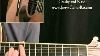 How To Play David Crosby Wooden Ships (Intro Only)