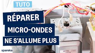 Micro-ondes ne s’allume plus : fusible, cordon et carte à tester