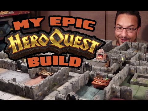 Blueline Gaming - My Epic HeroQuest Game 3D Board Build