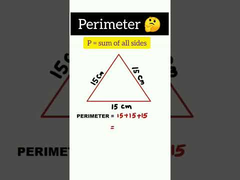 How to find Perimeter of Triangle #shorts #trending #mentegenius #maths #reasoning