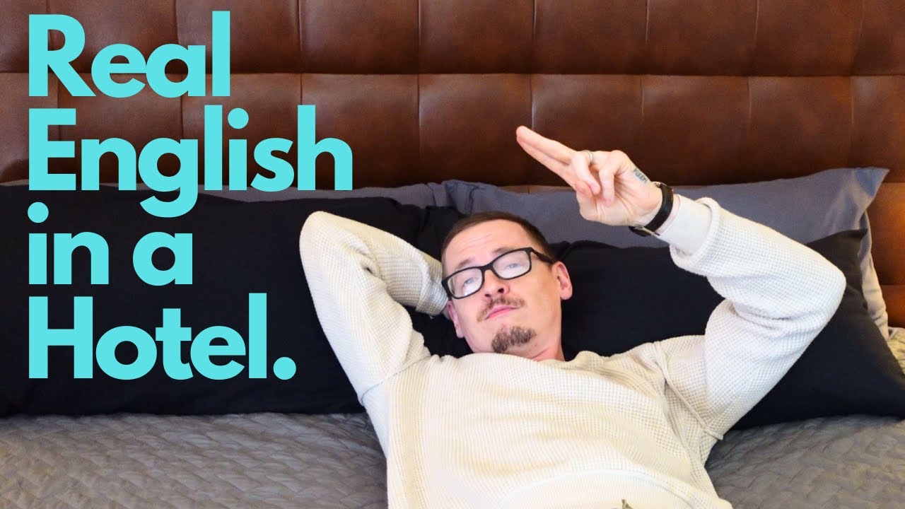 Inside a Hotel Room: Intermediate English Vocabulary Guide (Comprehensible Input) - YouTube video featuring the word get out of here