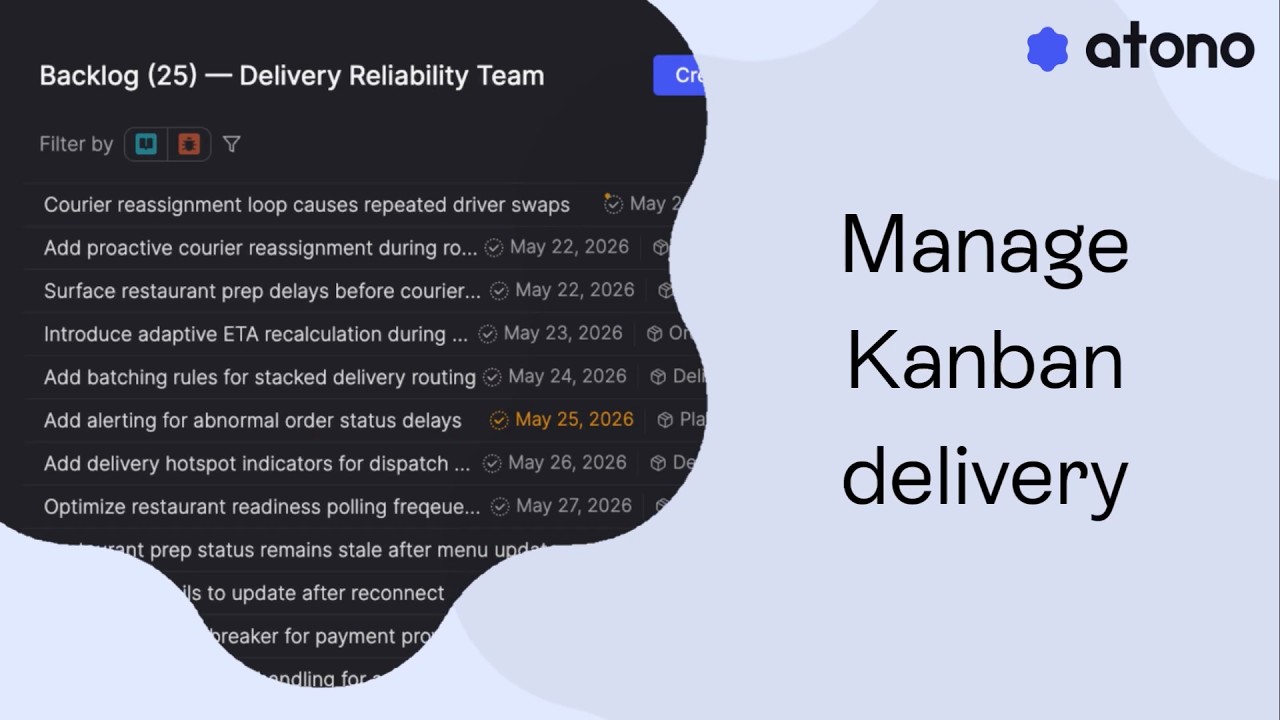 Manage Kanban delivery