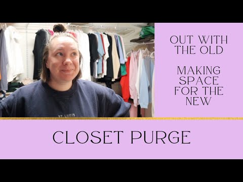 Closet Purge (it's been a long time coming)