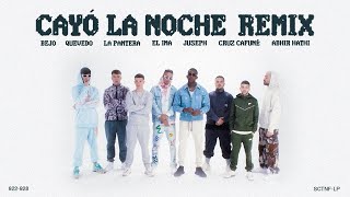 Kadr z teledysku Cayó La Noche (Remix) tekst piosenki La Pantera, Quevedo & Juseph