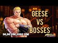 Geese VS Bosses KOF Kof AllStars