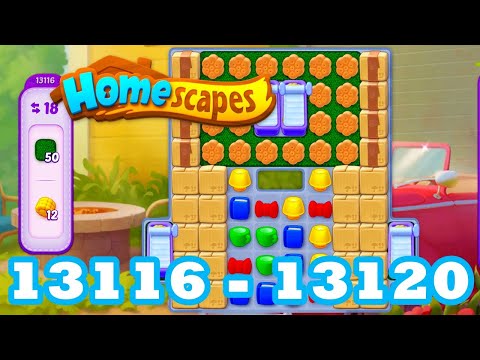 Homescapes Level 13116 - 13120 HD 3 - match puzzle Gameplay | android | IOS | 13117 | 13118 | 13119