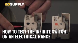 How to Test the Infinite Switch on an Electrical Range