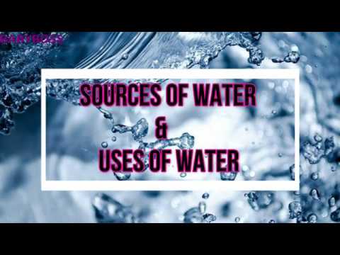 Telugu:నీటి వనరులు మరియు నీటి ఉపయోగాలు - playful learn - learn sources of water and uses of water