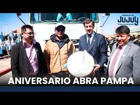 🏜️ABRA PAMPA I Carlos Sadir participó de la celebración por el 143° aniversario de la ciudad puneña