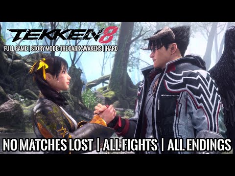 TEKKEN 8 | Story Mode: The Dark Awakens | FULL GAME | HARD | No Matches Lost | All Fights/Endings