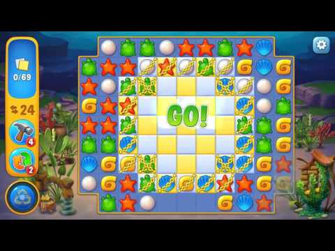 Fishdom level 108 Gameplay (iOS Android)