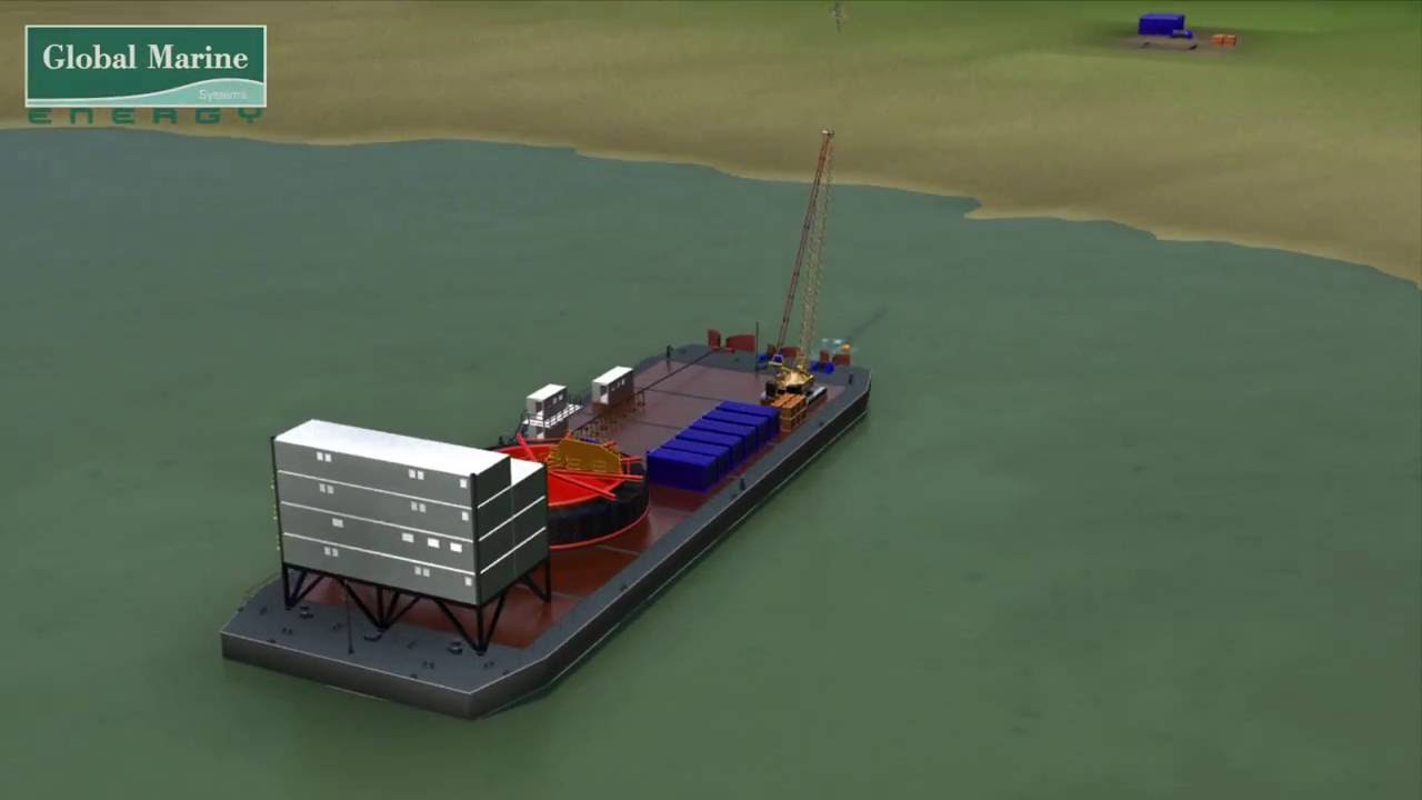 Global Marine Systems - Cable Ploughing Operation