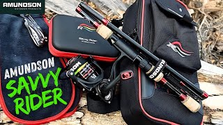 Amundson Savvy Rider Collapsible Spinning Combo, Best Packable Combo on AMAZON!