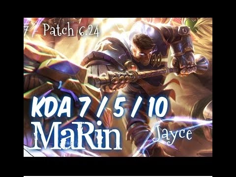 MaRin JAYCE vs NAUTILUS Top - Patch 6.24 KR Ranked