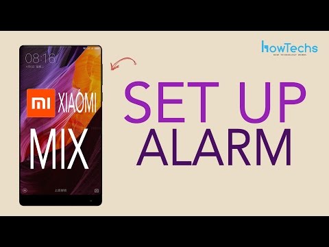 Xiaomi Mi Mix - How to set up an Alarm