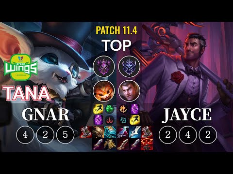 JAG TaNa Gnar vs Jayce Top - KR Patch 11.4