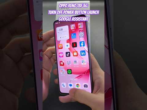 OPPO Reno 13F 5G Turn off Power Button Launch Google Assistant