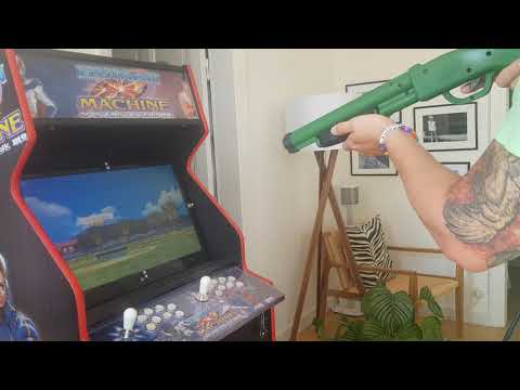 Sega Clay Challange (Demul) GUN4IR system Big Buck Hunter shot gun with custom solenoid