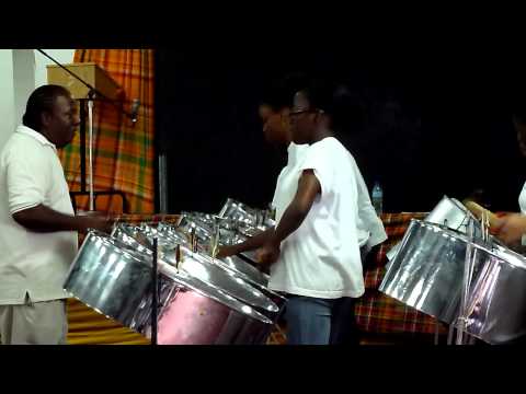 Ivan Smith Steel Pan show in St. Lucia - Castries Cultural Centre 2012