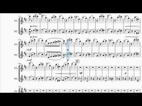 Waltz of the flowers Flute