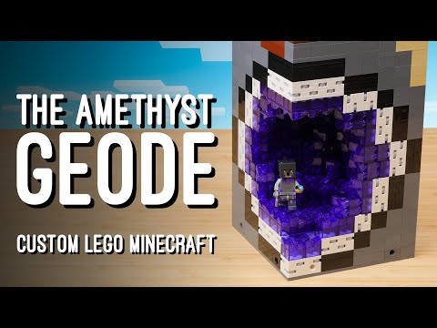 Amethyst Geode | Custom LEGO Minecraft World