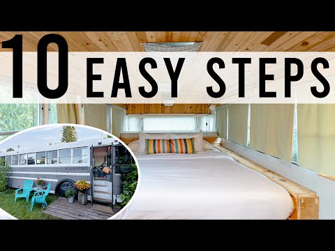 How To Convert A SCHOOL BUS into A Tiny House