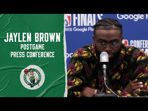Jaylen Brown Postgame Media Availability ' Eastern Conference Finals Game 3 ' Celtics vs. Heat
