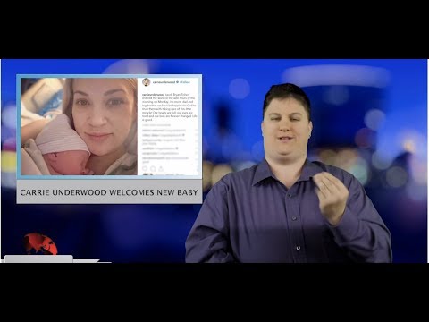 Carrie Underwood welcomes new baby (ASL - 1.24.19)