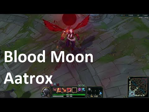 Blood Moon Aatrox Skin Spotlight - League of Legends