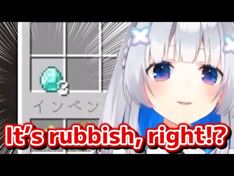 PuniPuniClips - Kanata takes a lot of valuable items of someone in Minecraft [Hololive Eng Sub]