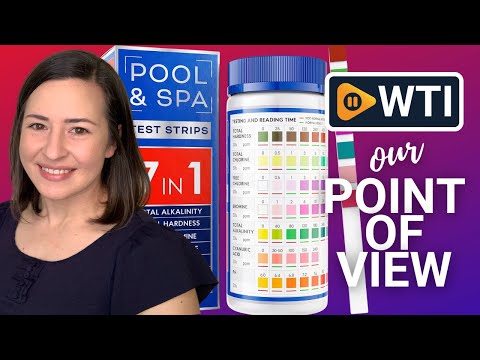 All-New 2024 Pool and Spa Test Strips 7 in 1 Quick SuperAccurate Swimming 150 Pool Test Kit - Hot Tub Test Strips & Pool Water Testing Strips for pH Chlorine Bromine Hardness Alkalinity Cyanu - WTI product video review