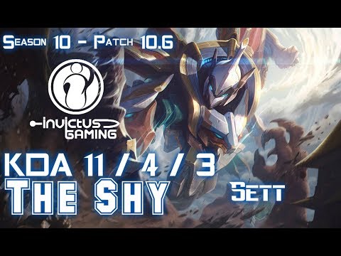 IG The Shy SETT vs IRELIA Top - Patch 10.6 KR Ranked