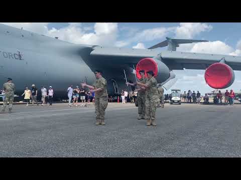 U.S. Air Force Academy Saber Drill Team Performance at the 49th Sun & Fun Aerospace Expo.