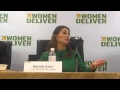 Melinda Gates on the count down to  MDGs less than 1000 days away at the Women Deliver Conference