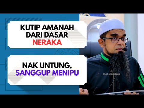 Sambung Tunai Amanah Dunia Dalam Neraka  | Ustaz Mohd Aslam