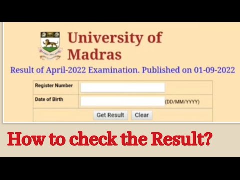 Madras University Result 2022 Declared For April Exam, Check UNOM Results at unom.ac.in | Education News - Jagran Josh