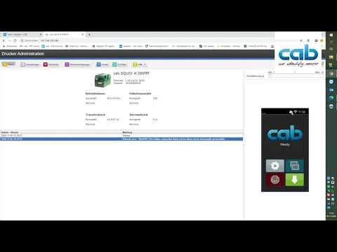 Printing labels from the cloud with WebDAV