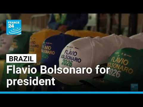 Flavio Bolsonaro launches Brazil presidential campaign, touts support from Milei