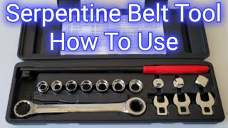 How To Use GearWrench Serpentine Belt Tool And Review
