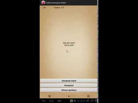 Turkish English Phrasebook Video