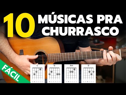 10 MÚSICAS FÁCEIS para tocar no Churrasco 🍖 - Renan Zimmer 🎸