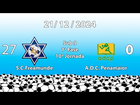 (2024 - 2025) Sub9 - Fase 1 10ªJornada S.C.Freamunde - 27 A.D.C. Penamaior - 0