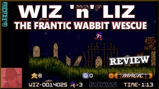 Wiz 'n' Liz: The Frantic Wabbit Wescue - on the SEGA Genesis / Mega Drive - with Commentary !!