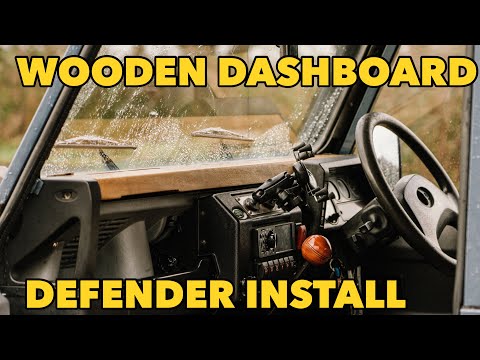 Defender Wood Dash Install
